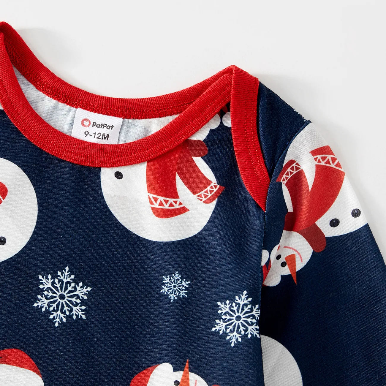 Weihnachten Familien-Looks Langärmelig Familien-Outfits Pyjamas (Flame Resistant) Farbblock big image 1