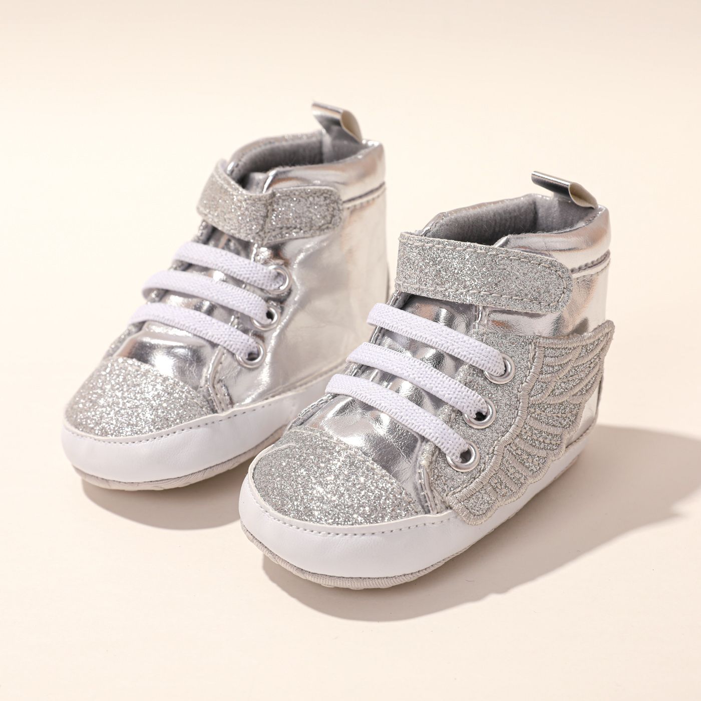 Baby / Toddler Wing Decor Glitter Prewalker Shoes