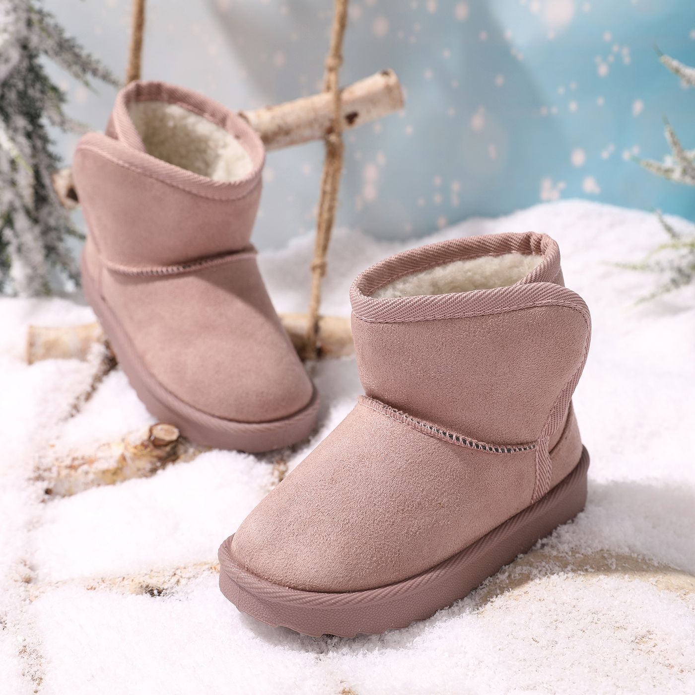 

Toddler / Kid Minimalist Fleece-lining Snow Boots