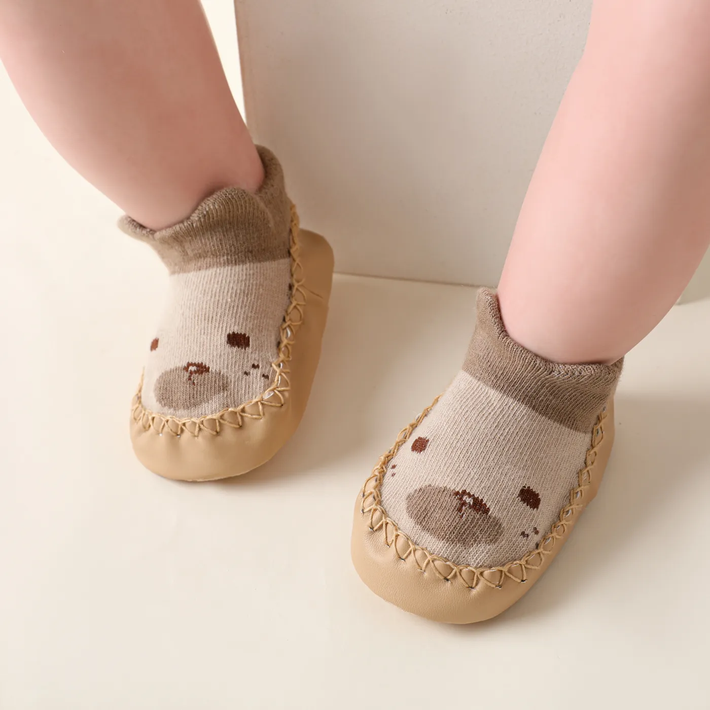 Baby Girl/Boy Childlike Solid Color Plush Jumpsuit/Socks/Hat&Scarf