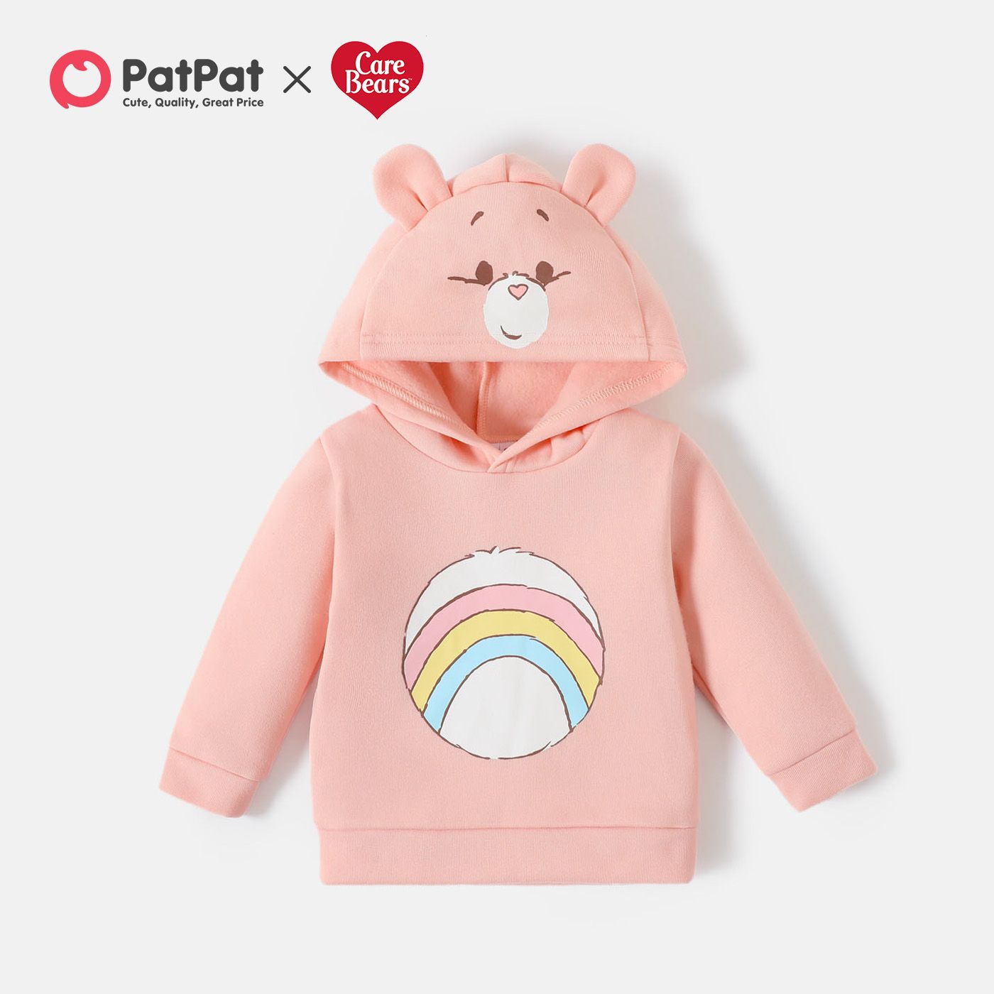 Care Bears Baby Boy/Girl Thermal Lined Long-sleeve 3D Ears Hoodie Only  €15.99 PatPat FR Mobile