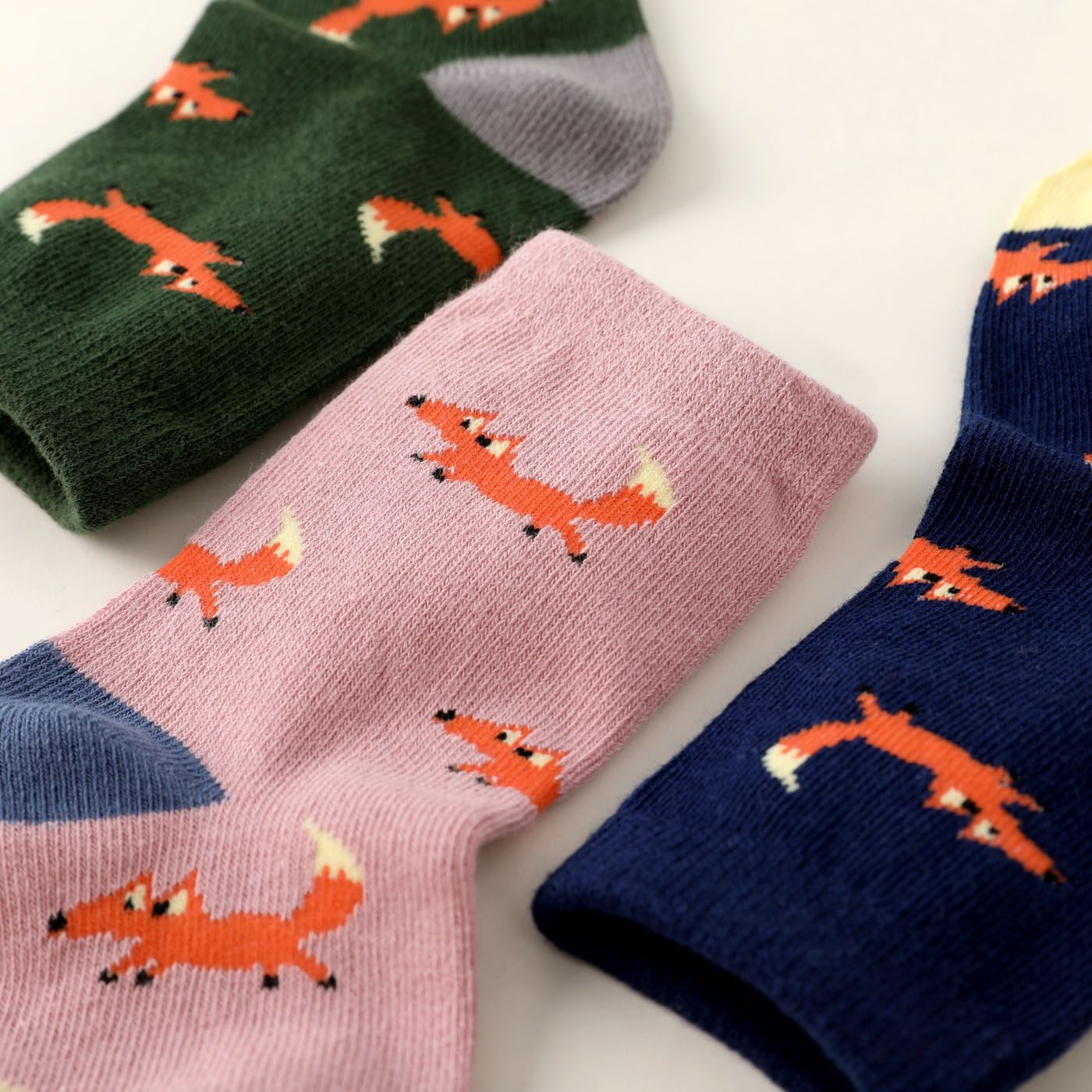

3-pairs Toddler Cartoon Animal Pattern Crew Socks
