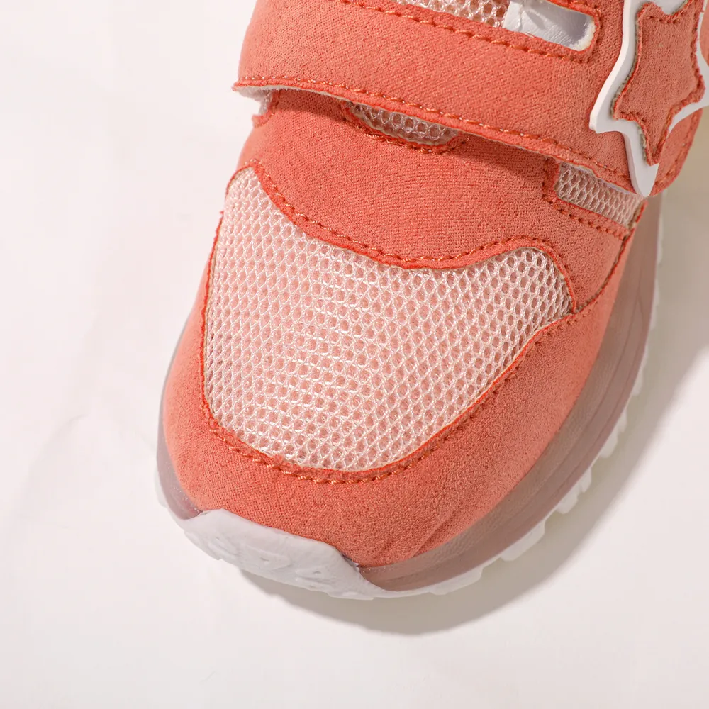 Toddler / Kid Star Pattern Mesh Panel Casual LED Shoes big image 5