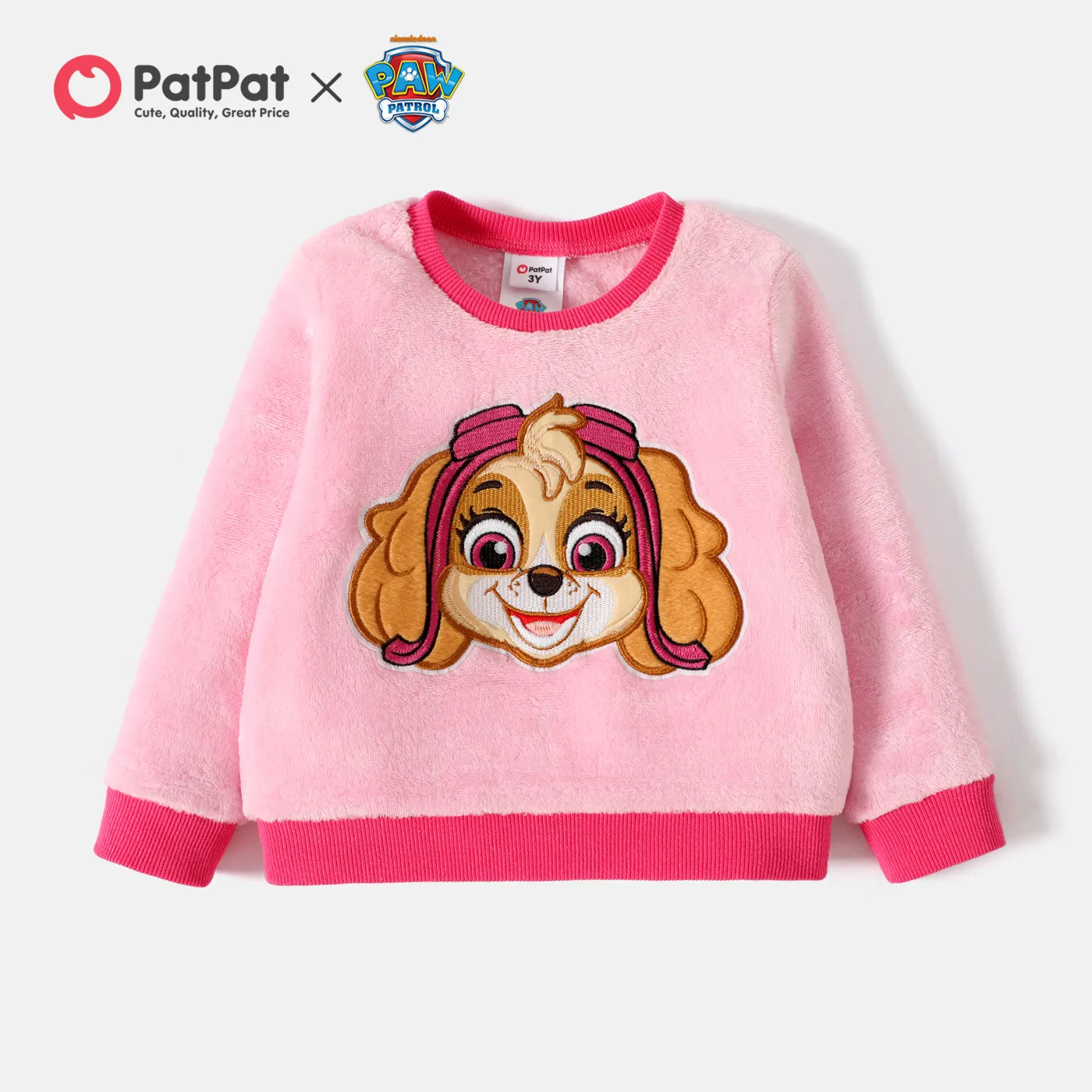 Patrulha Canina Criança Unissexo Com capuz Infantil Cão Coletes Rosa Claro