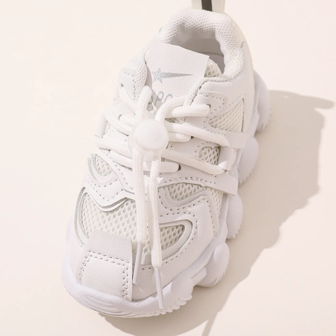 Toddler White Breathable Sneakers  image 3