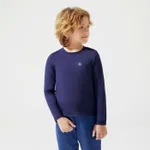 Activewear Kid Boy Solid Color Long Breathable Tee  image 4
