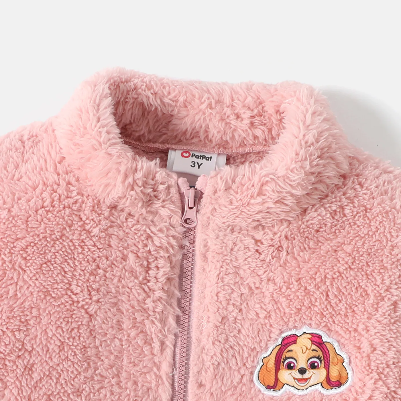 PAW Patrol Toddler Girl/Boy Patch Embroidered Fuzzy Fleece Jacket  image 4