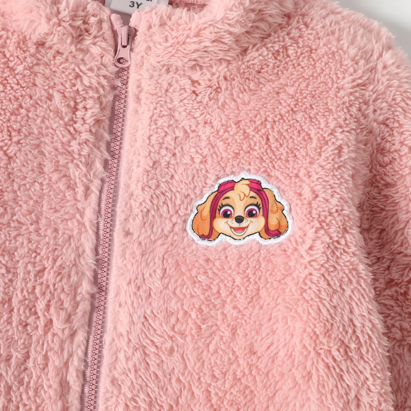 PAW Patrol Toddler Girl/Boy Patch Embroidered Fuzzy Fleece Jacket  image 3