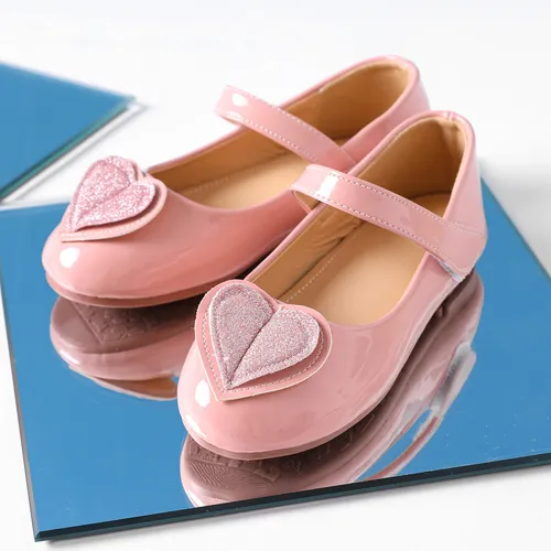 Toddler / Kid Glitter Heart Decor Mary Jane Shoes