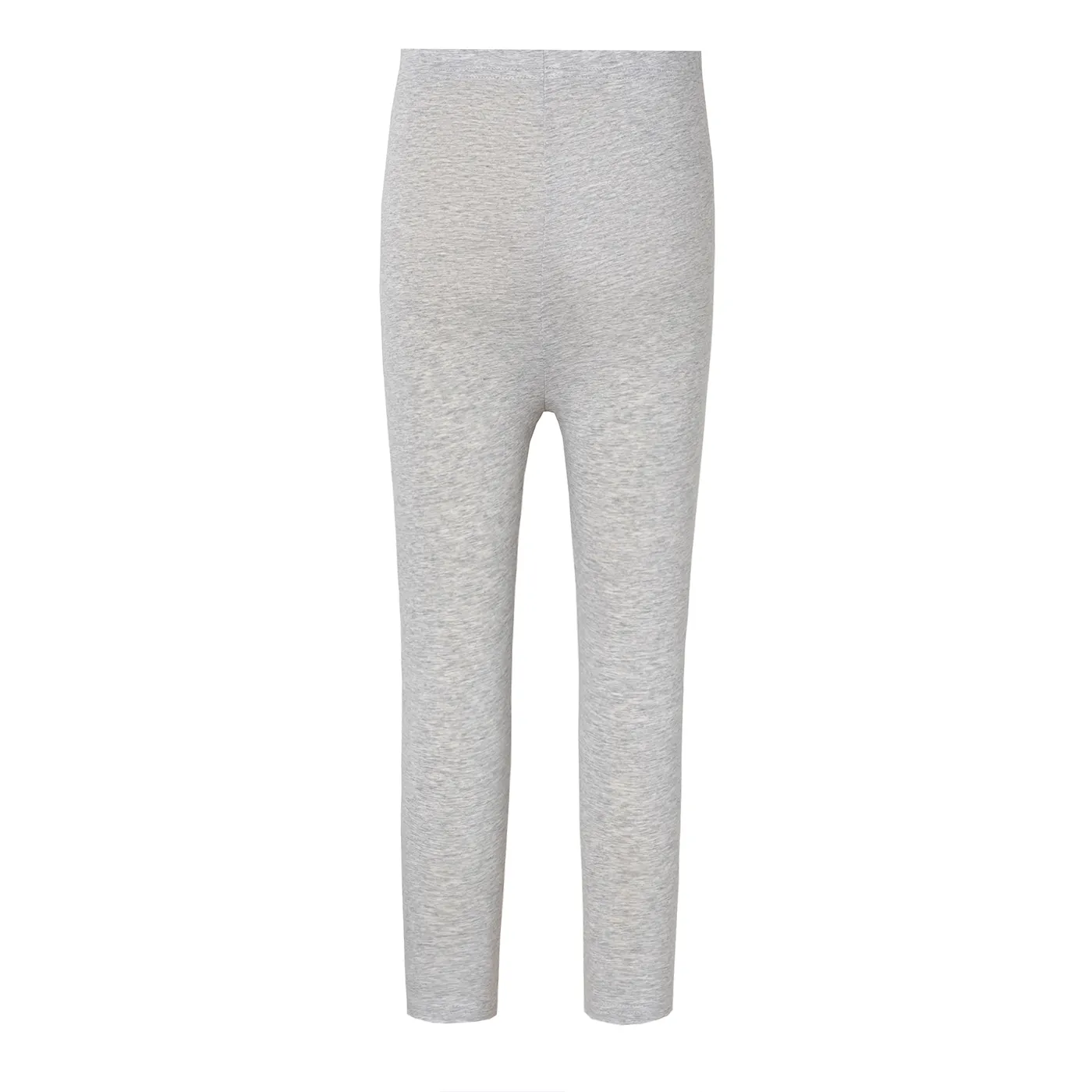 Go-Neat Water Repellent and Stain Resistant Mommy and Me 95% Cotton Solid Leggings flowergrey image 6