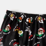 Looney Tunes  Family Matching Cartoon Graphic aglan-sleeve Allover Christmas Print Pajamas Sets (Flame Resistant)  image 4