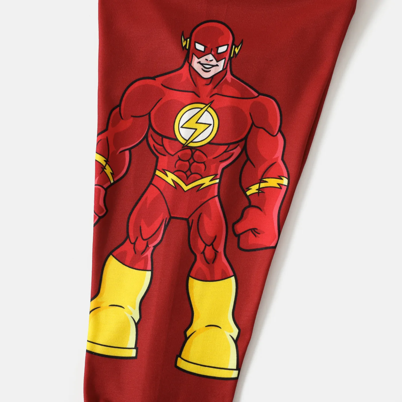 Justice League Toddler Boy Character Print Elasticized Pants Red image 5