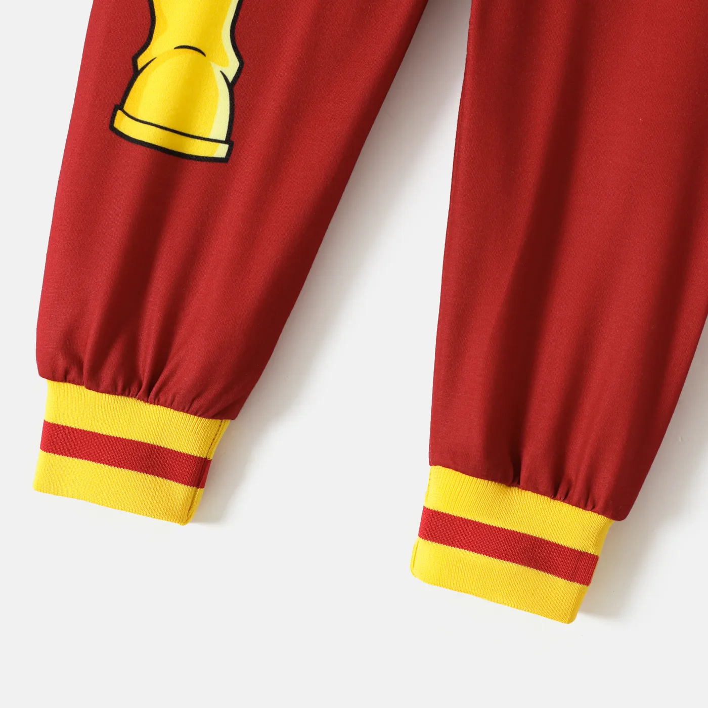 Justice League Toddler Boy Character Print Elasticized Pants Red image 6