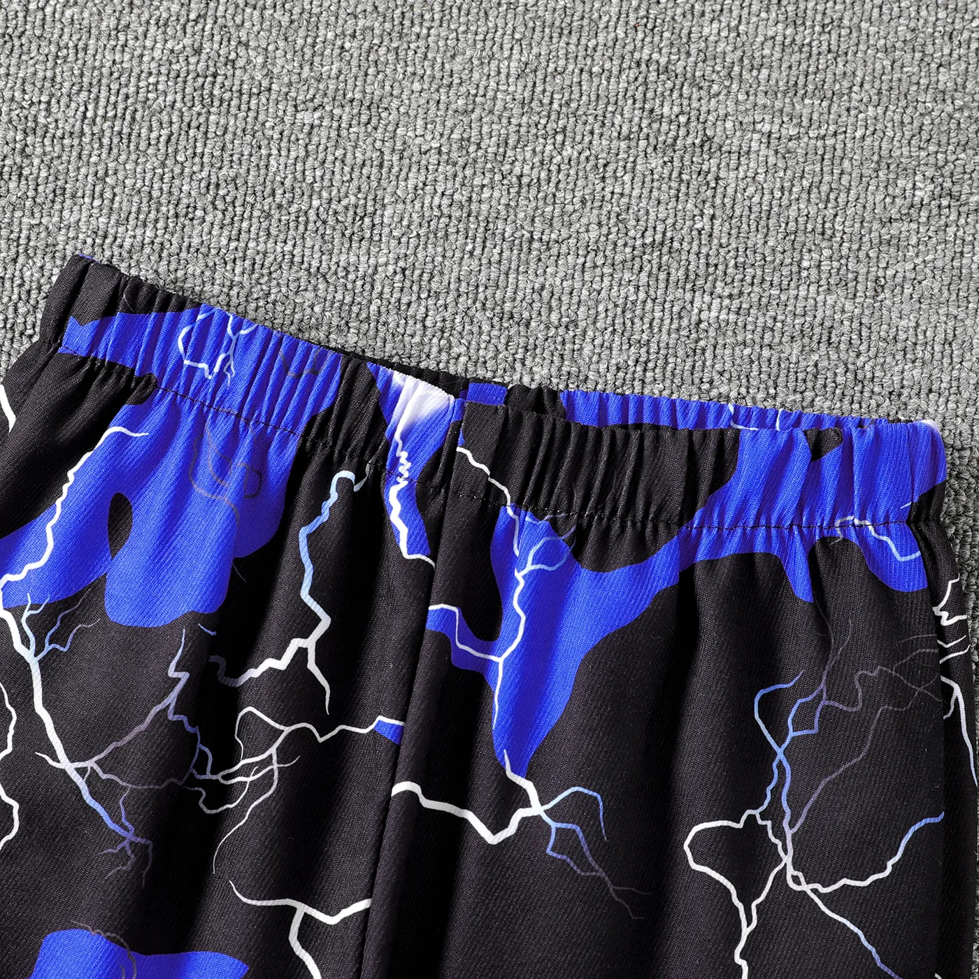 Kid Boy Lightning Allover Print Elasticized Pants  image 3