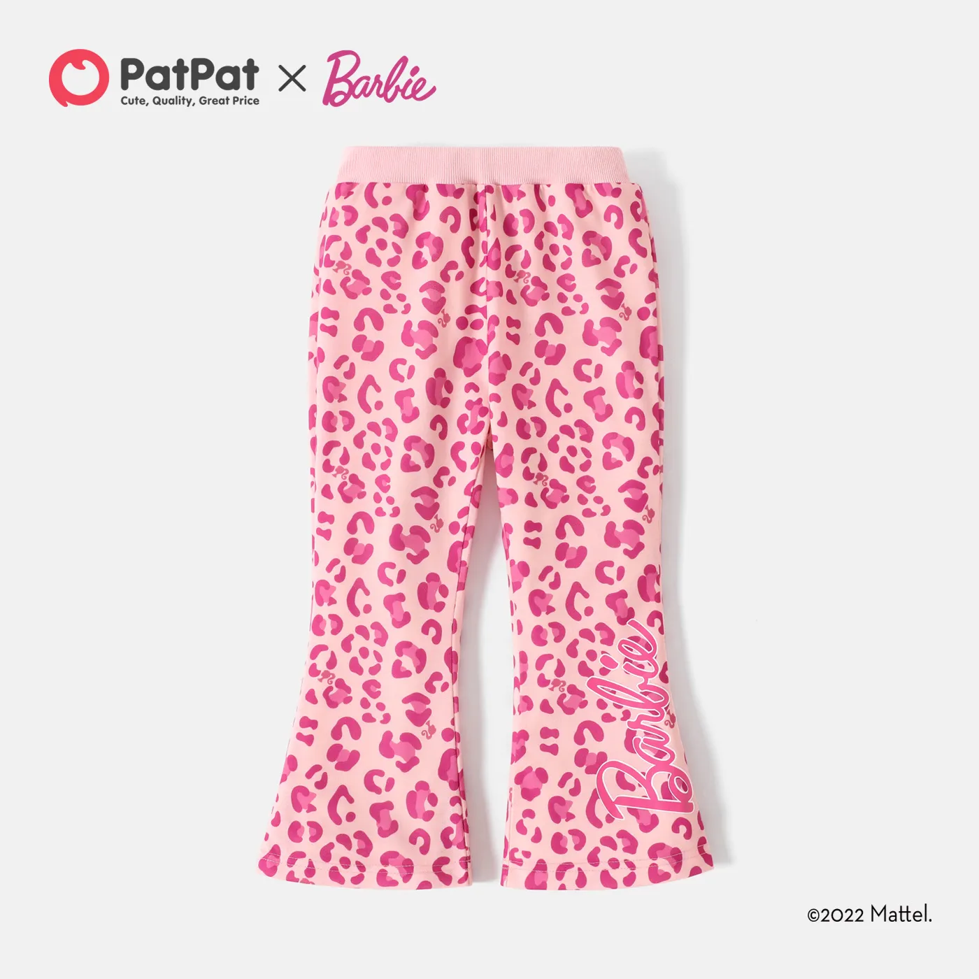 

Barbie Toddler Girl Leopard/ Character Print Elasticized Flared Pants