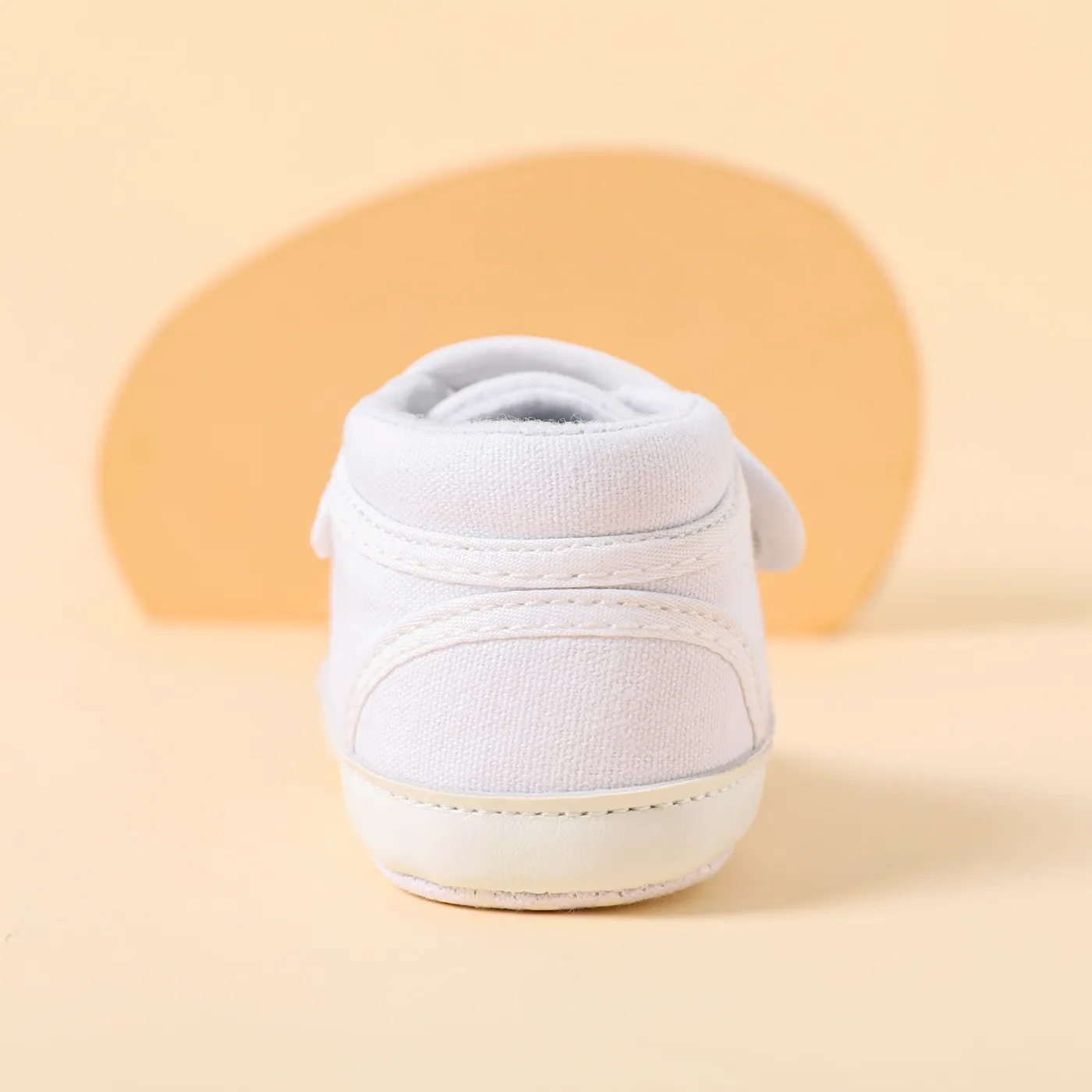 Baby / Toddler Letter Graphic White Prewalker Shoes  image 5