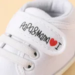 Baby / Toddler Letter Graphic White Prewalker Shoes  image 4