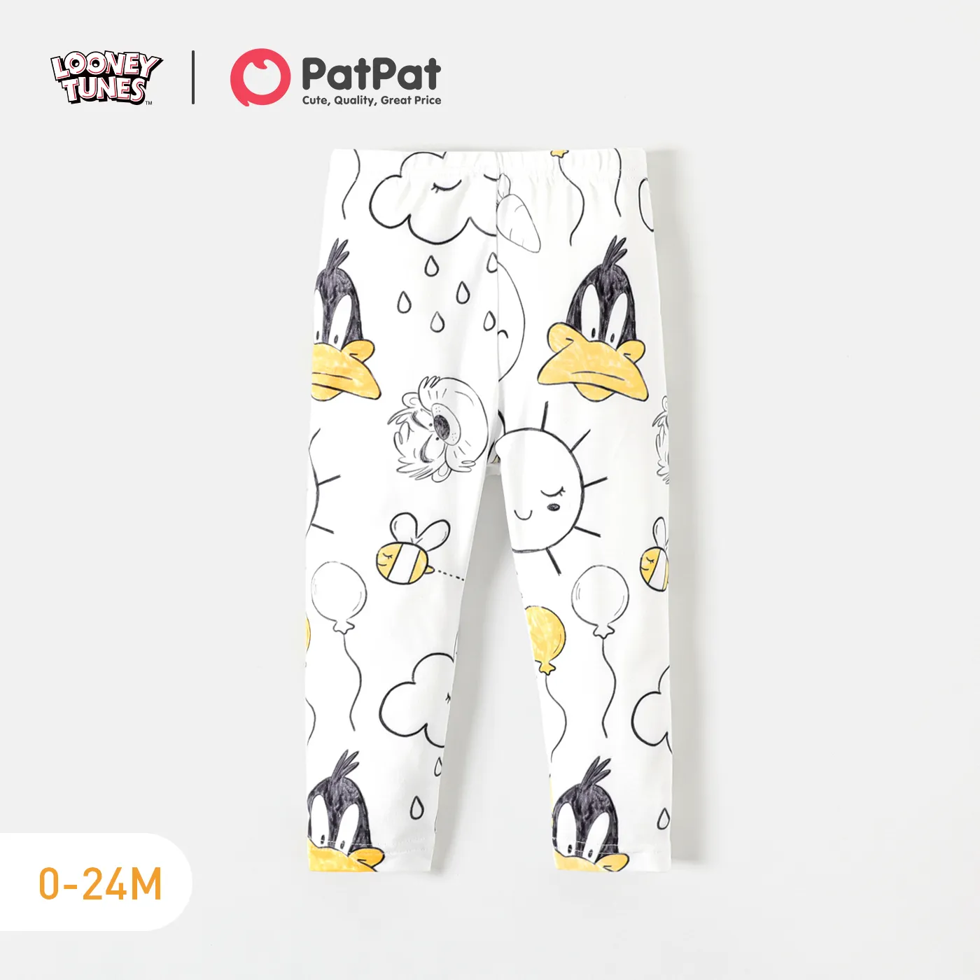 Looney Tunes Menina Infantil Animais Leggings/Slim-fit/Bootcut  big image 1