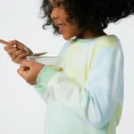 Toddler/Kid Girl/Boy Christmas Tie-Dyed Sibling Loose Long Sleeve Tops  image 5