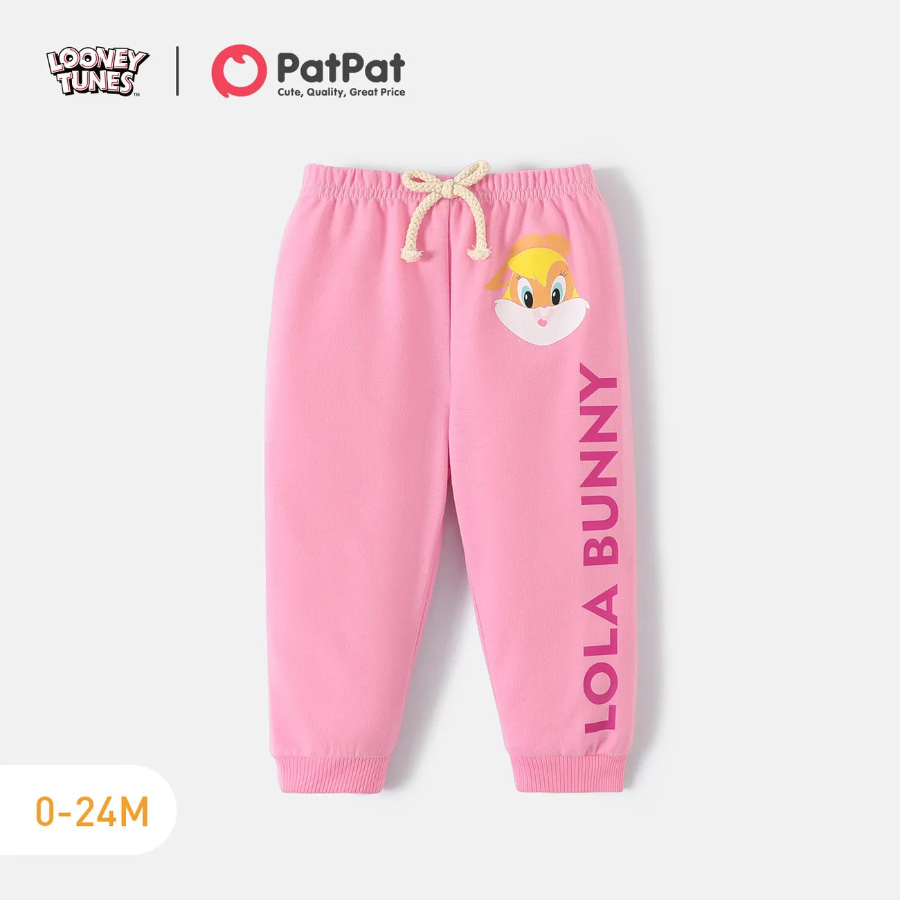 Looney Tunes Baby Boy/Girl Animal & Letter Print Sweatpants big image 1