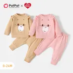 Care Bears 2pcs Baby Boy/Girl Bear Ears Detail Long-sleeve Graphic Sweatshirt and Sweatpants Set  image 6