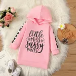 Baby Mit Kapuze Süß Langärmelig Kleider rosa