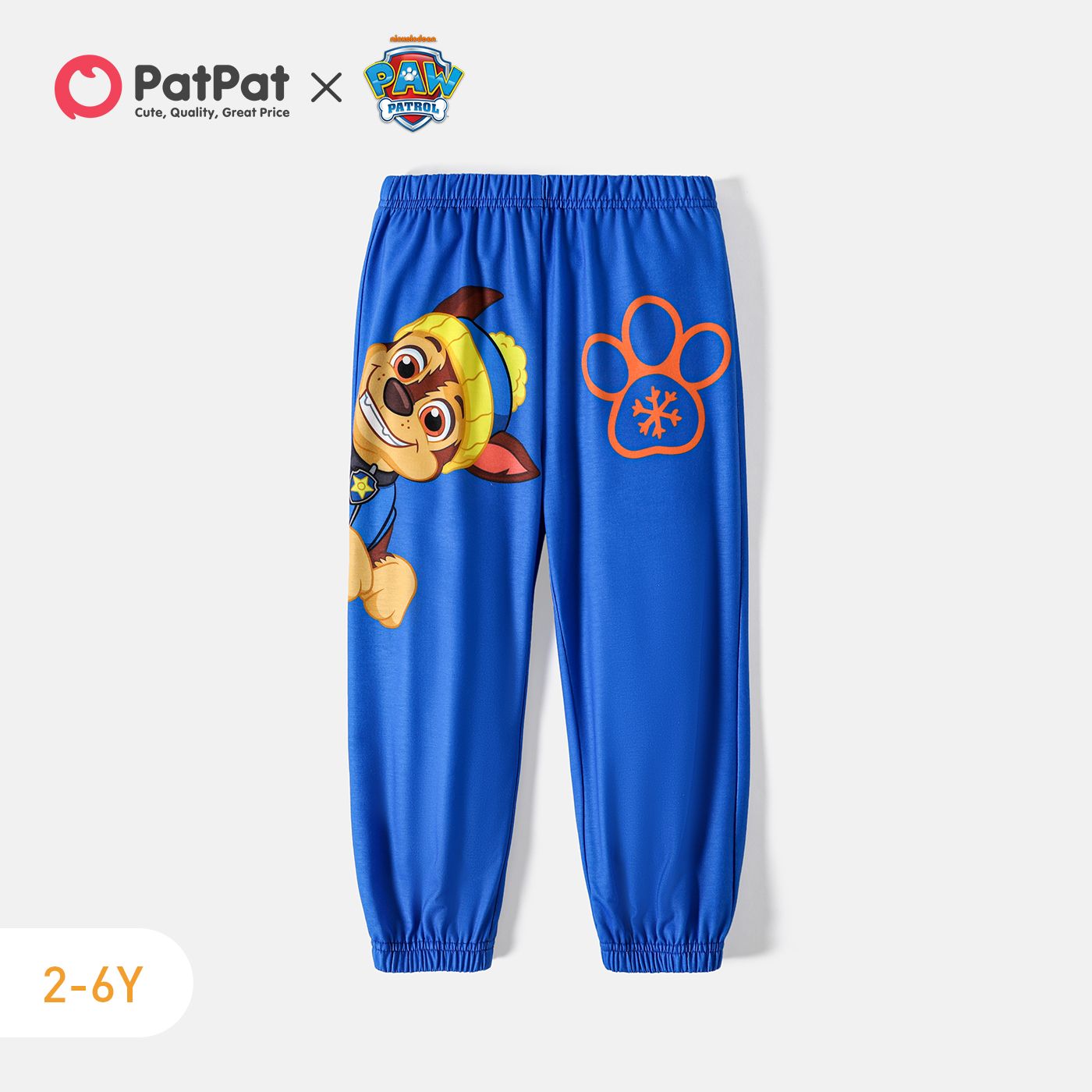 

PAW Patrol Toddler Boy/Girl Paw Print Elasticized Pants