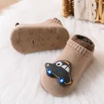 Baby 3D Cartoon Decor Floor Socks Khaki