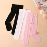 3-pack Baby Solid Pantyhose Tights for Girls Color block