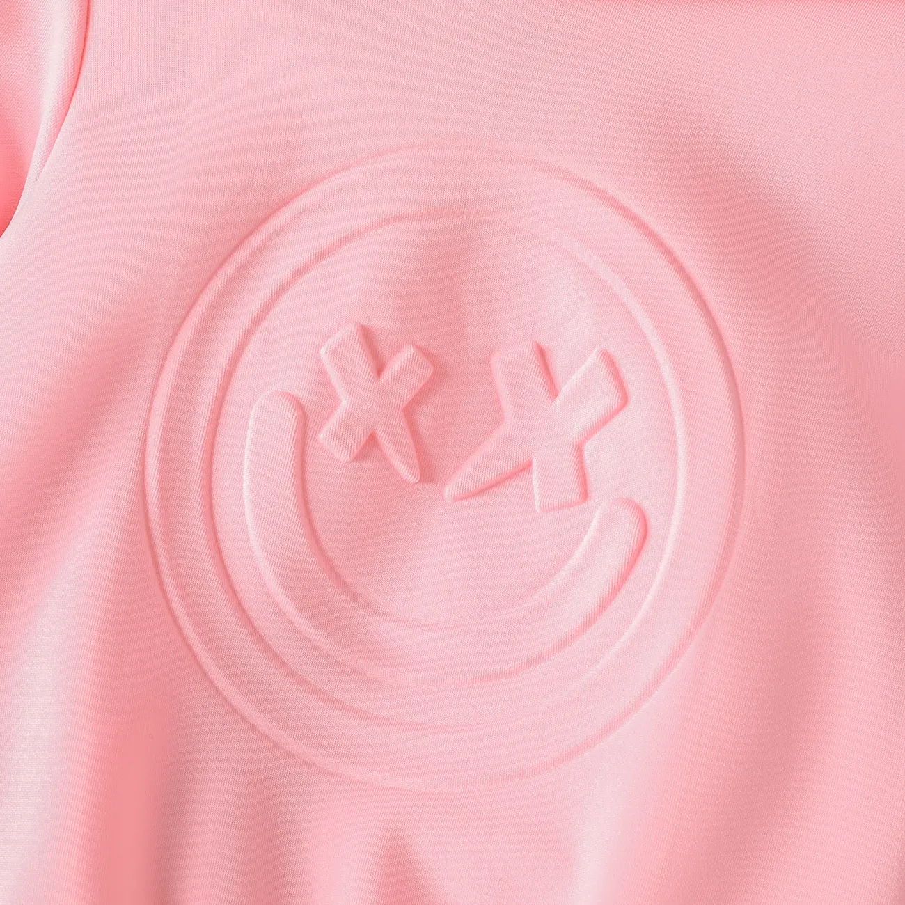Criança Unissexo Com capuz Avant-garde Sweatshirt Rosa big image 1
