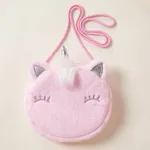 Toddler / Kid Cute Cartoon Unicorn Shoulder Bag for Girl Dark Pink