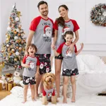 Christmas Santa and Letter Print Family Matching Short-sleeve Pajamas Sets (Flame Resistant)  image 2