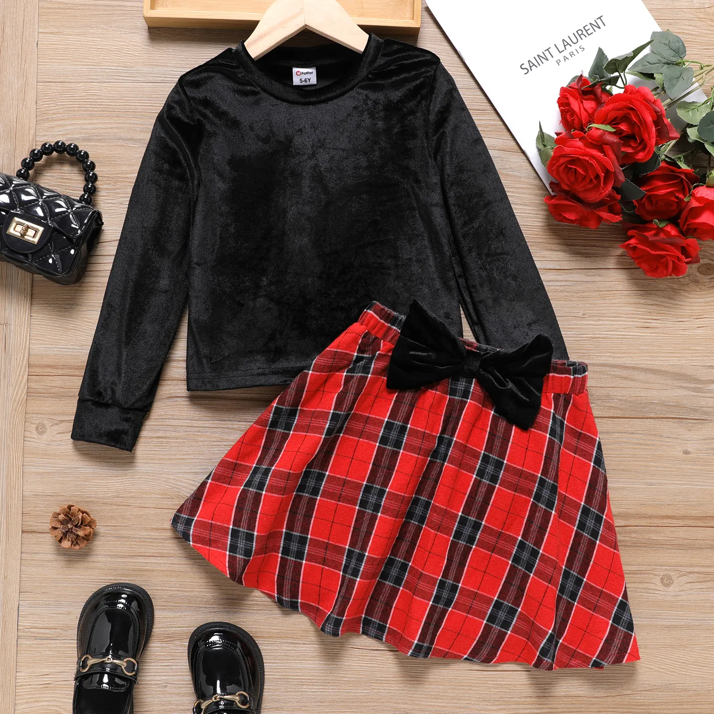 Black skirt 2024 outfit 3d