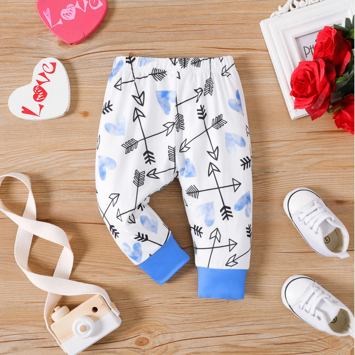 Bebé Unissexo Casual Leggings/Slim-fit/Bootcut Azul Claro