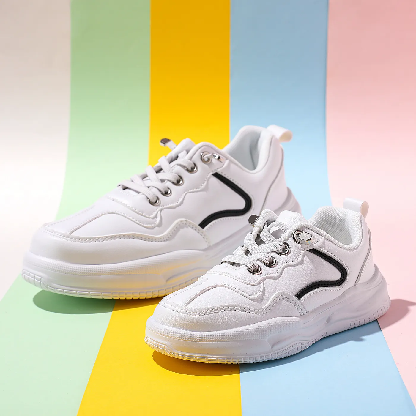 Family Matching Two Tone Lace Up Casual Shoes  image 2