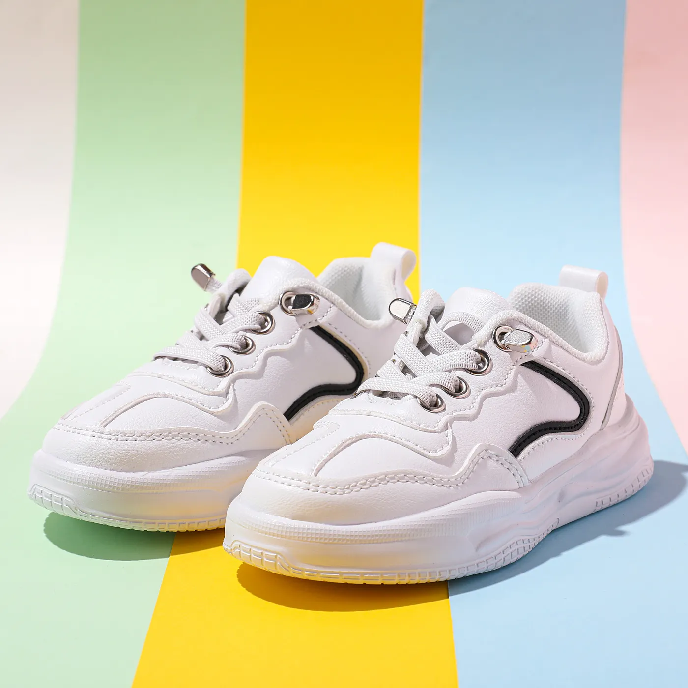 Family Matching Two Tone Lace Up Casual Shoes  image 3