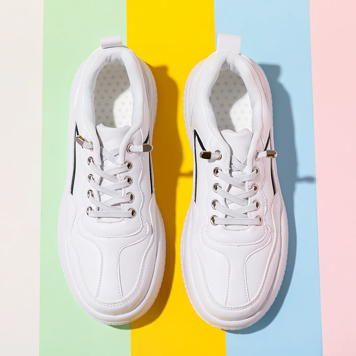 Family Matching Two Tone Lace Up Casual Shoes  image 4