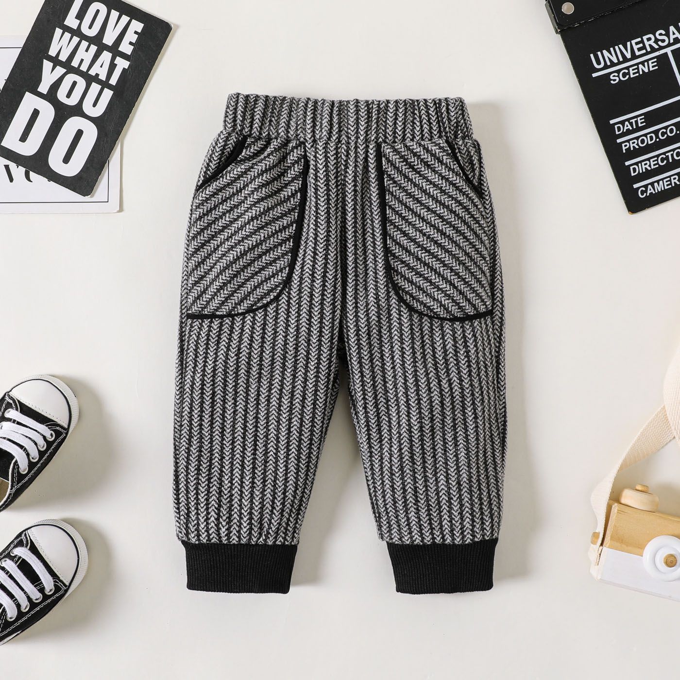 

Baby Boy/Girl Textured Casual Pants