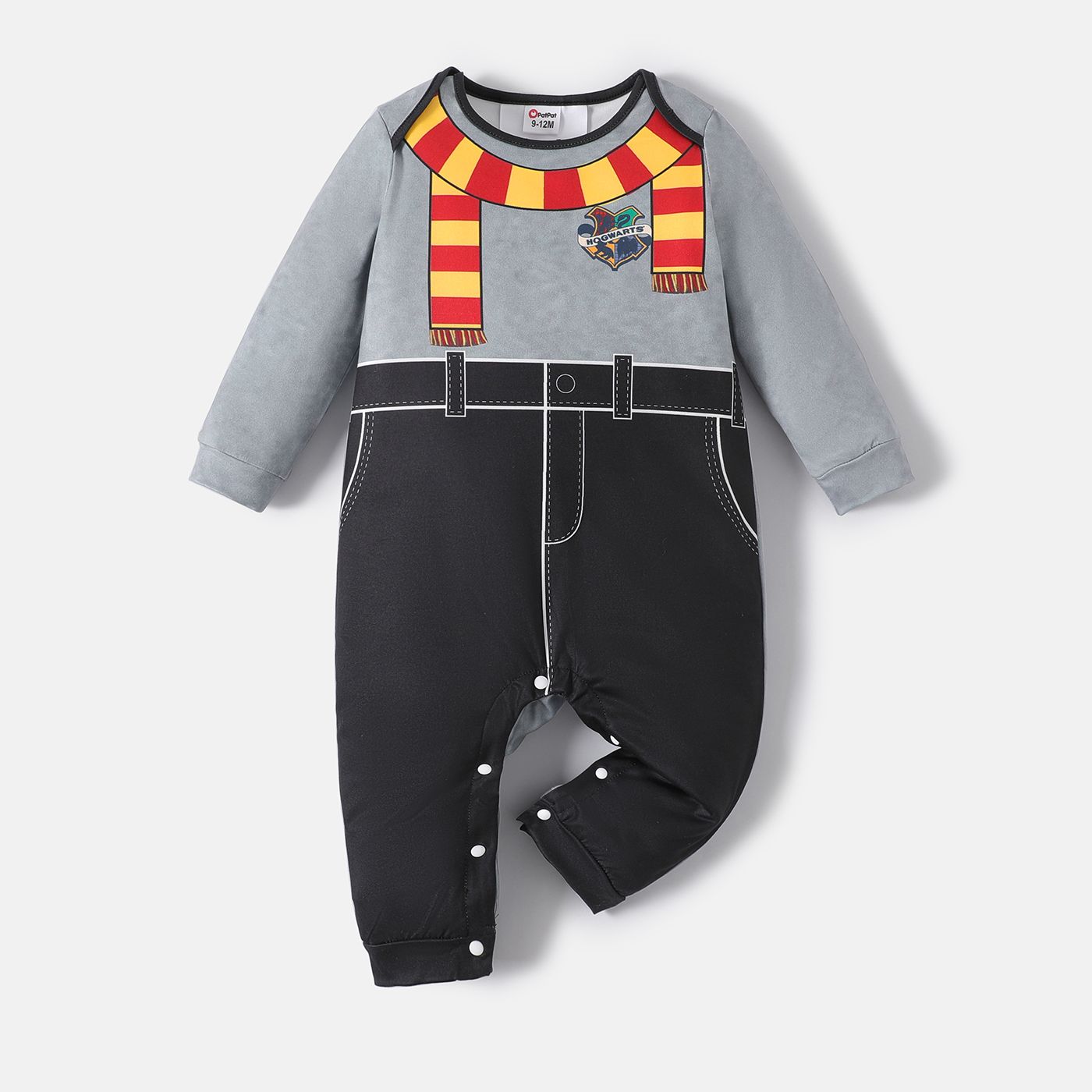 

Harry Potter Baby Boy Graphic Print Long-sleeve Spliced Jumpsuit