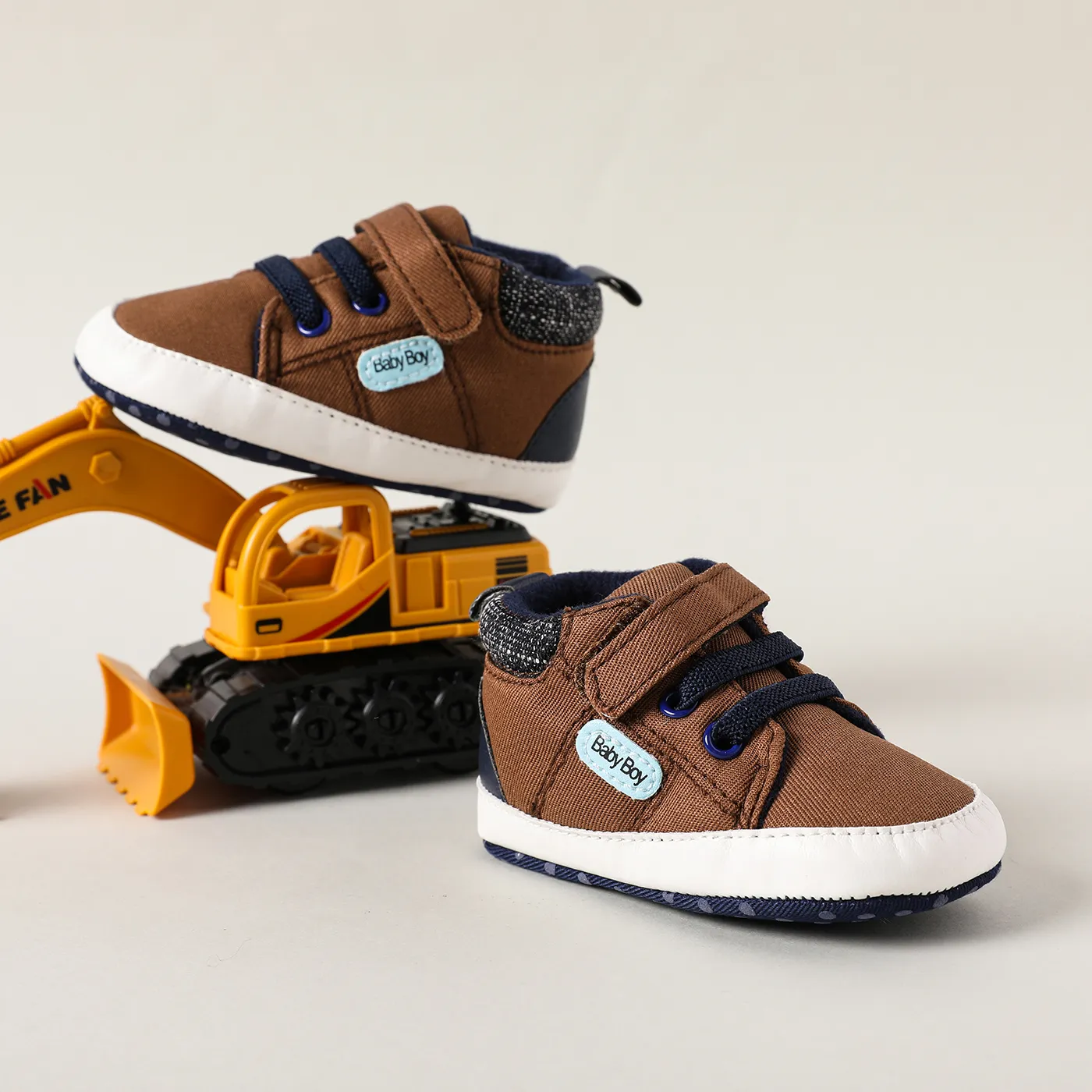 Toddler Boy Uniforme Style Grille/Revers 2pcs Set Ou 1 Paire De Chaussures
