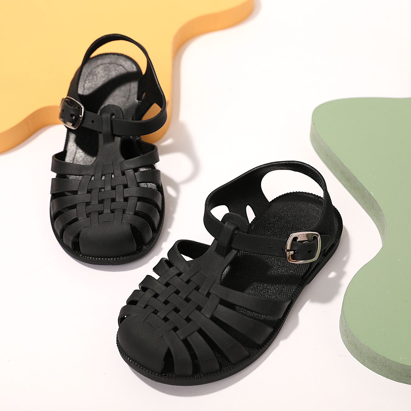 

Toddler / Kid Round Toe Gladiator Type Sandals