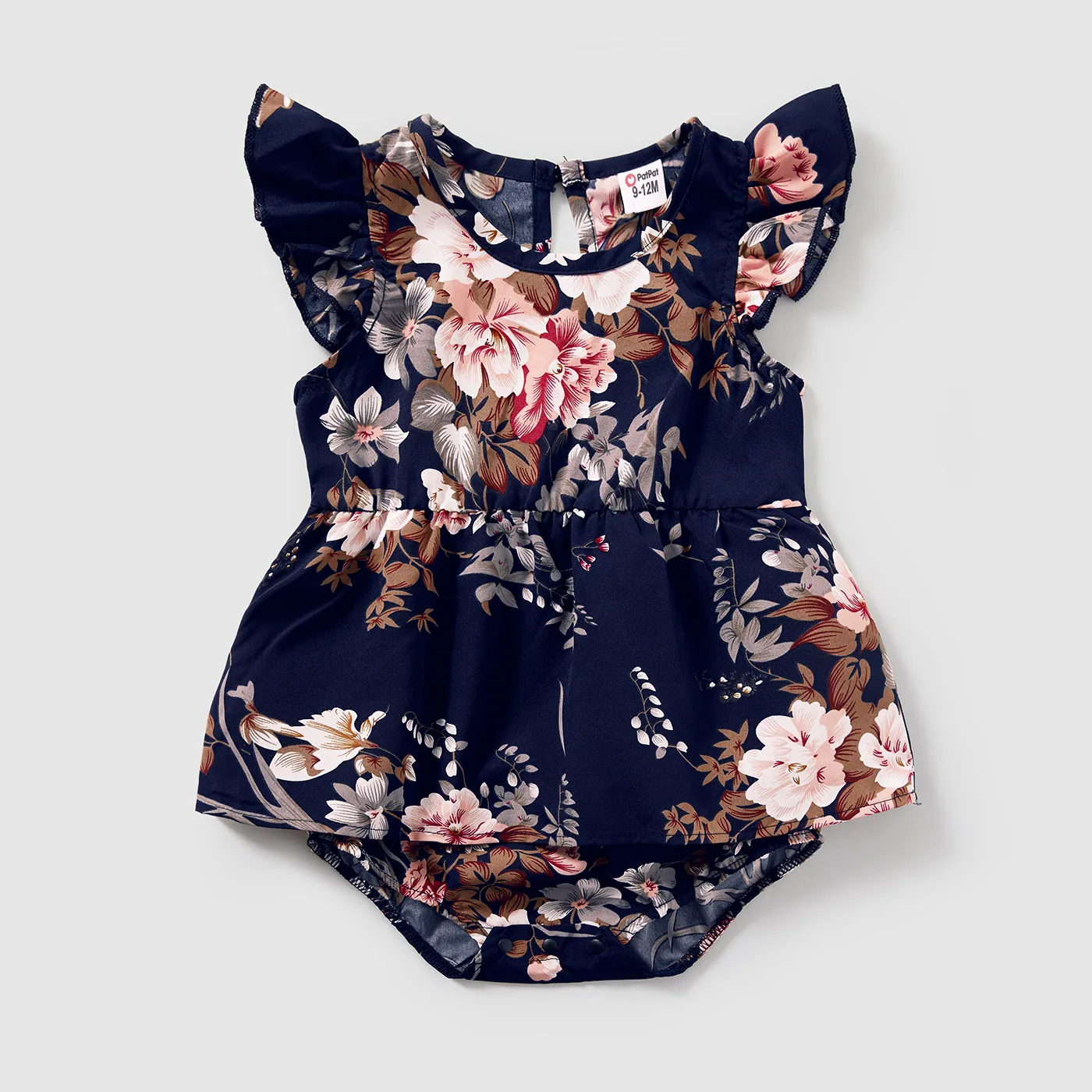 Look de família Flor grande Sem mangas Conjuntos de roupa para a família Conjuntos  big image 1