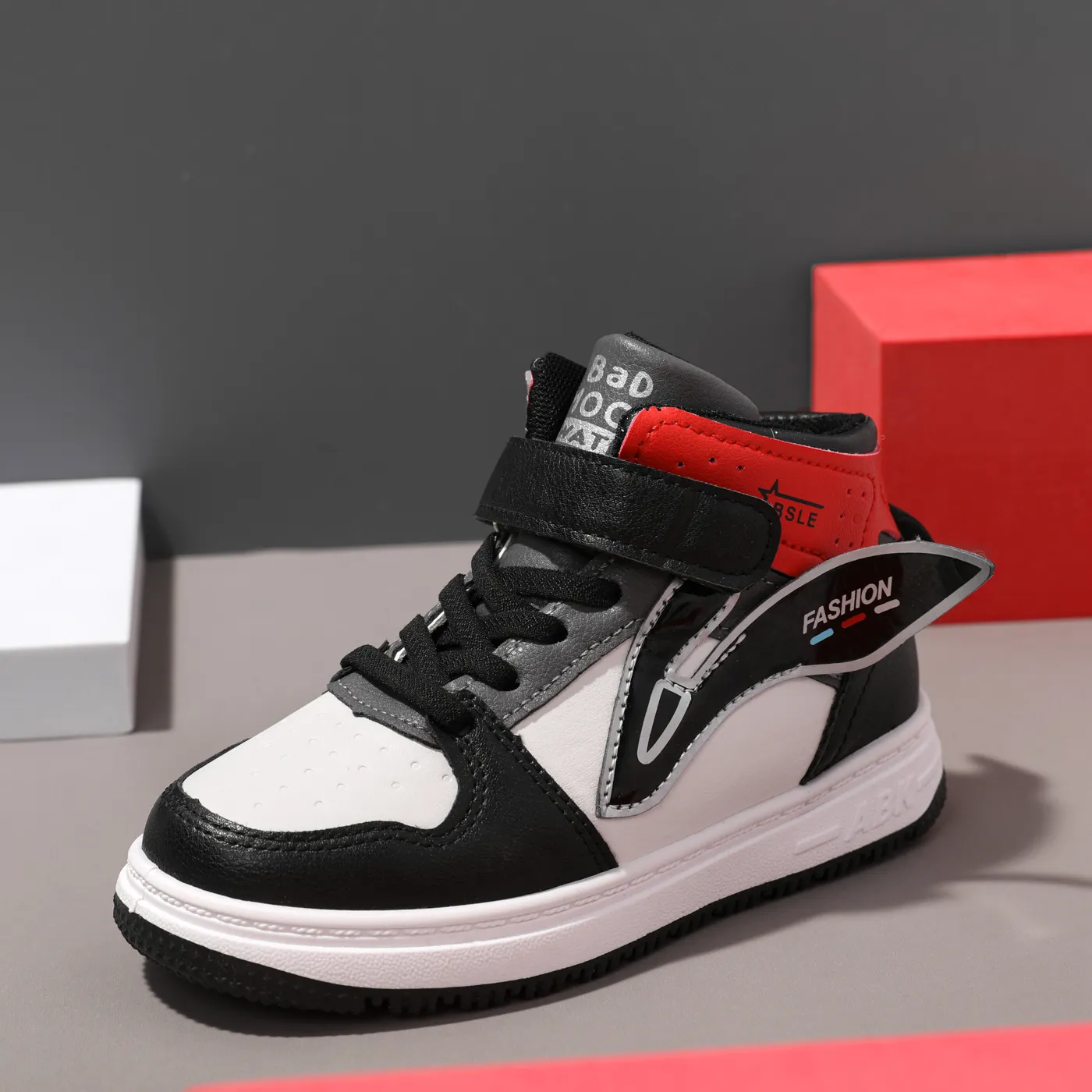 Kid Trendy Breathable High Top Sneakers