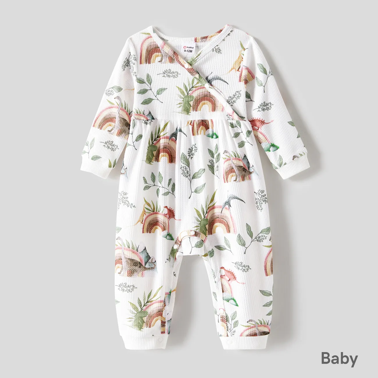 Look de família Manga comprida Conjuntos de roupa para a família Tops big image 1