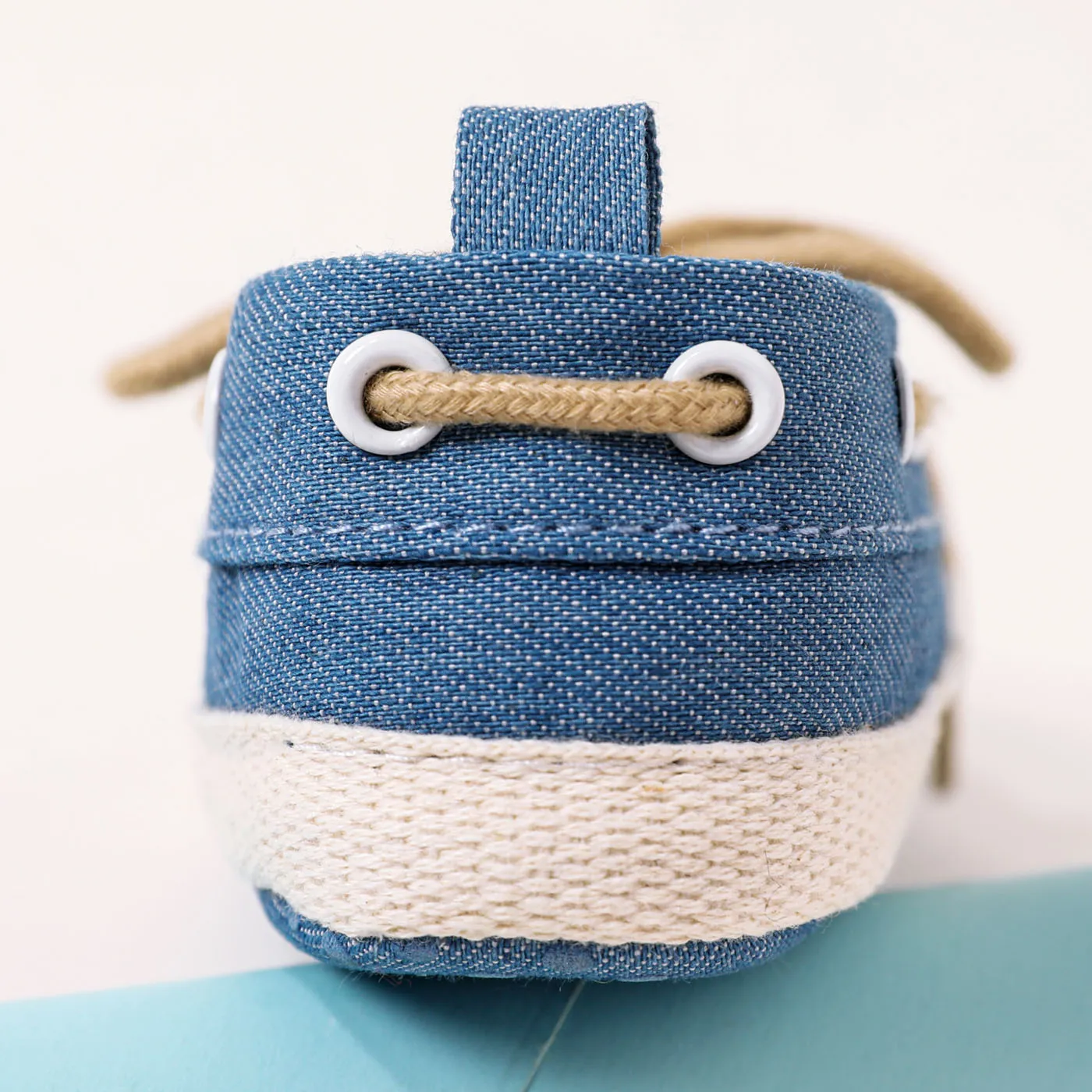 Baby / Toddler Lace Up Denim Prewalker Shoes  image 4