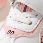 Toddler / Kid Letter Patch Pink Chunky Sneakers  image 5