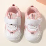 Toddler / Kid Letter Patch Pink Chunky Sneakers  image 2