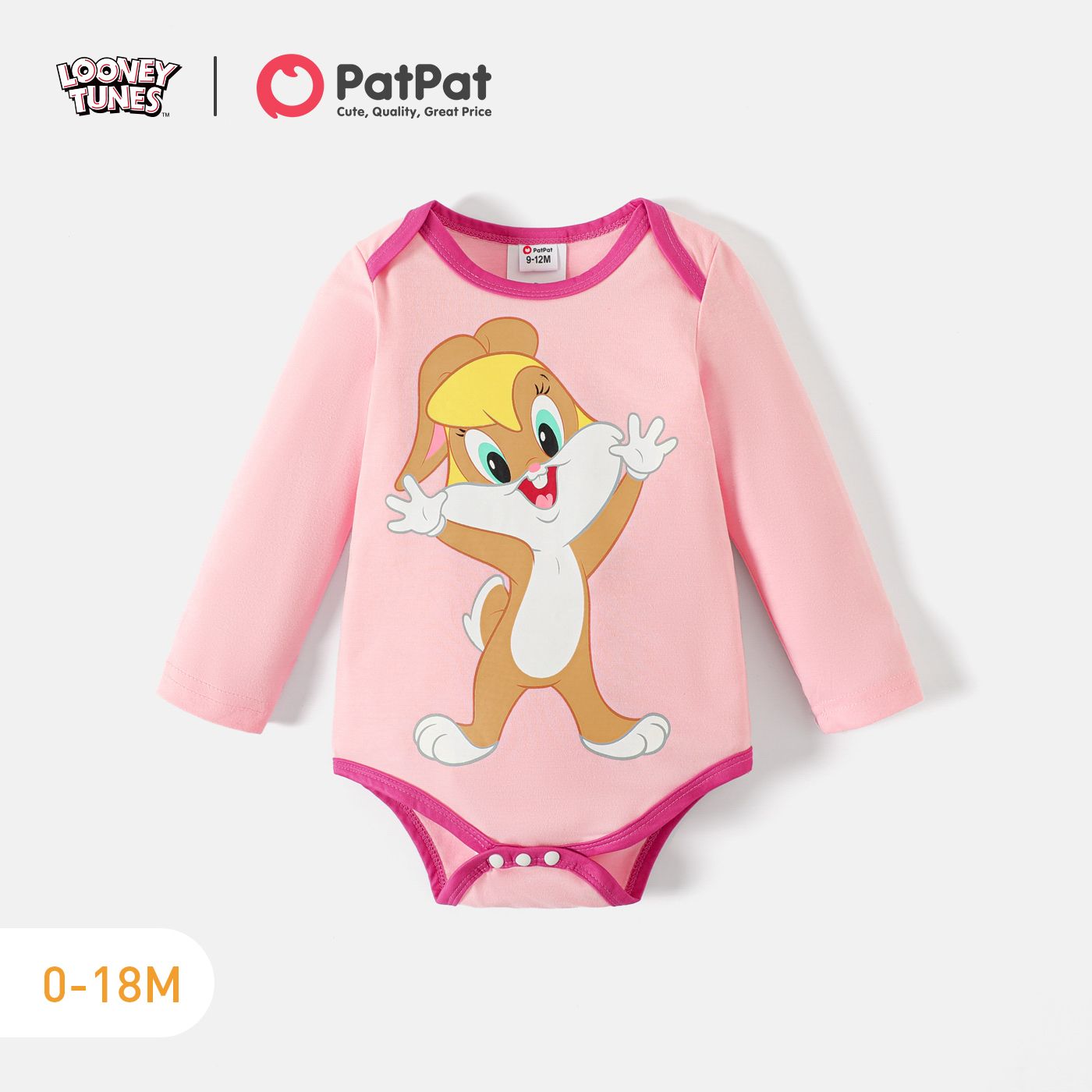 

Looney Tunes Baby Boy/Girl Cartoon Animal Print Long-sleeve Romper or Waffle Sweatpants