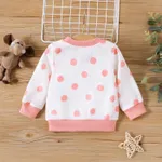 Baby Boy/Girl Elephant Print Polka Dot/Striped Long-sleeve Sweatshirt  image 3
