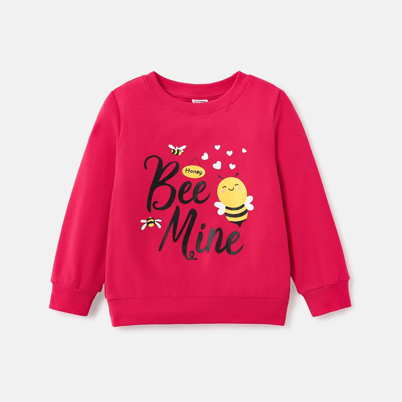 Criança Menina Infantil Sweatshirt emplumada big image 1